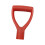 Schaufelgriff, rot, ergonomisch, rutschfest, 1 Stück 4