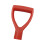 Schaufelgriff, rot, ergonomisch, rutschfest, 1 Stück 5