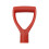 Schaufelgriff, rot, ergonomisch, rutschfest, 1 Stück 3