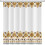 Gelber Boho-Duschvorhang, wasserdicht, Polyester, 183 x 213 cm 4