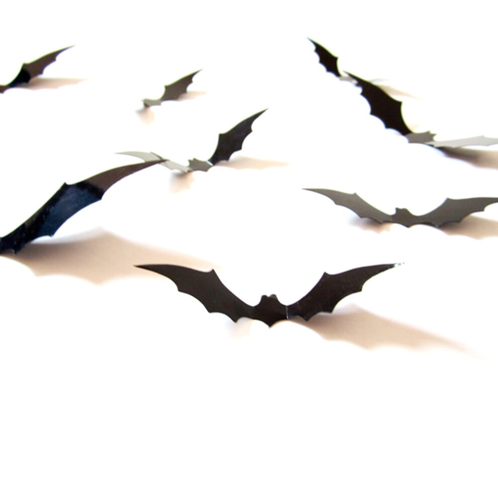 3D Bat Wall Stickers Pvc 12 Pieces 9170372567911