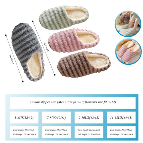 Pantufas de tricô com forro de lã e espuma viscoelástica para uso interno e externo. 1