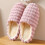 Pantufas de tricô com forro de lã e espuma viscoelástica para uso interno e externo. 3
