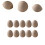 Paper Mache Eggs Fillable DIY Easter Craft 10 Pcs 6