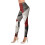 Dameslegging met hoge taille en print, enkellengte 3