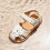 Sandales fermées blanches pour filles, pointure 8,5 5