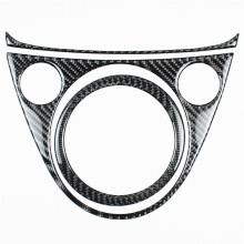 Carbon Fiber Car Interior Gear Shift Surround Frame Trim for 500 2012-2015 Car Interior Mouldings
