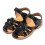 Sandales fermées noires pour filles, pointure 8,5 1