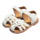 Sandales fermées blanches pour filles, pointure 8,5 1