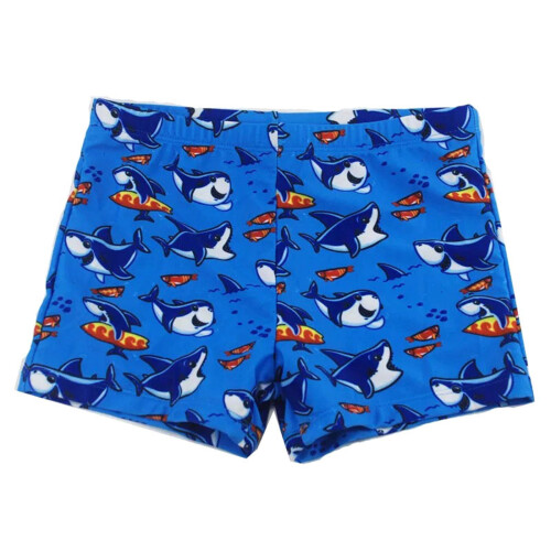 Boy's swim shorts quick-dry print beach trunks