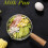 Clear glass saucepan non-stick 600ml 6