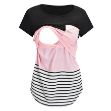 Verpleegkundig T-shirt voor dames, zomer, korte mouwen, dubbele laag
