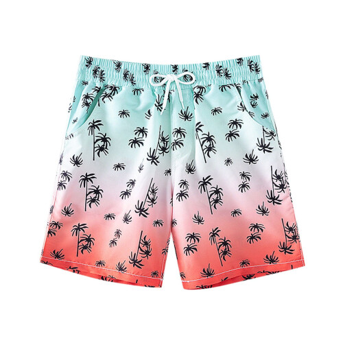 Boys swim trunks summer print 1 pair