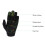 Herrecykelhandsker i polyester med skeletdesign til hele fingrene 5