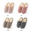 Γυναικείες βαμβακερές παντόφλες Slip-On, ζεστά παπούτσια εσωτερικού χώρου, μέγεθος 2