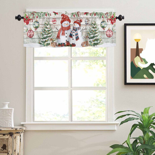 Julsnögubbekappa 102x30 cm älg- och träddesign 1