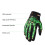 Herrecykelhandsker i polyester med skeletdesign til hele fingrene 6