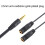 3,5 mm hoofdtelefoon-microfoon splitteradapter TRS naar TRRS CTIA Y 5