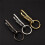 Titanium karabijnhaak sleutelhanger EDC snelsluiting met sleutel 6
