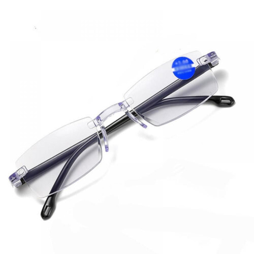 Randlose Gleitsicht-Lesebrille mit Blaulichtfilter 1