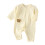 Tutina da neonata in cotone con lacci, beige52 1