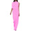 Damen-Jumpsuit mit gerader Hose, einfarbig, Rosa, XL 1