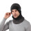 Conjunto de gorro e cachecol de tricô (2 peças) forrados 4