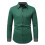 Long Sleeve Solid Blouse Business Lapel Top 1