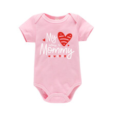 Body de bebé para el Día de San Valentín con estampado de corazones y letras, talla 18M.
