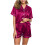 Women's Silk Satin Pajama Set 2-Piece 4