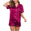 Women's Silk Satin Pajama Set 2-Piece 5
