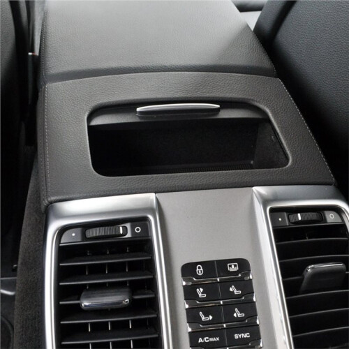 Rear  Center Console Cup Holder Roller Blind Cover for  Cayenne 970 2013-2016 Accessories 2