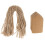 Brune julegavemærker 100 stk. 5