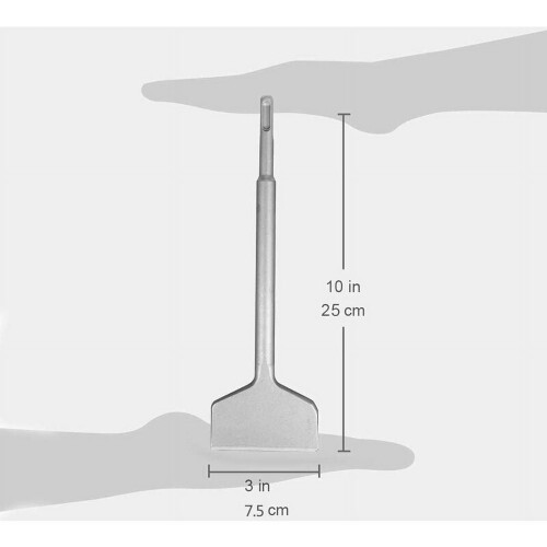 Stalen tegelbeitel, ergonomisch, hittebehandeld, 75 mm 1