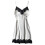 Weißes Dessous-Set aus Spitze für Damen 1