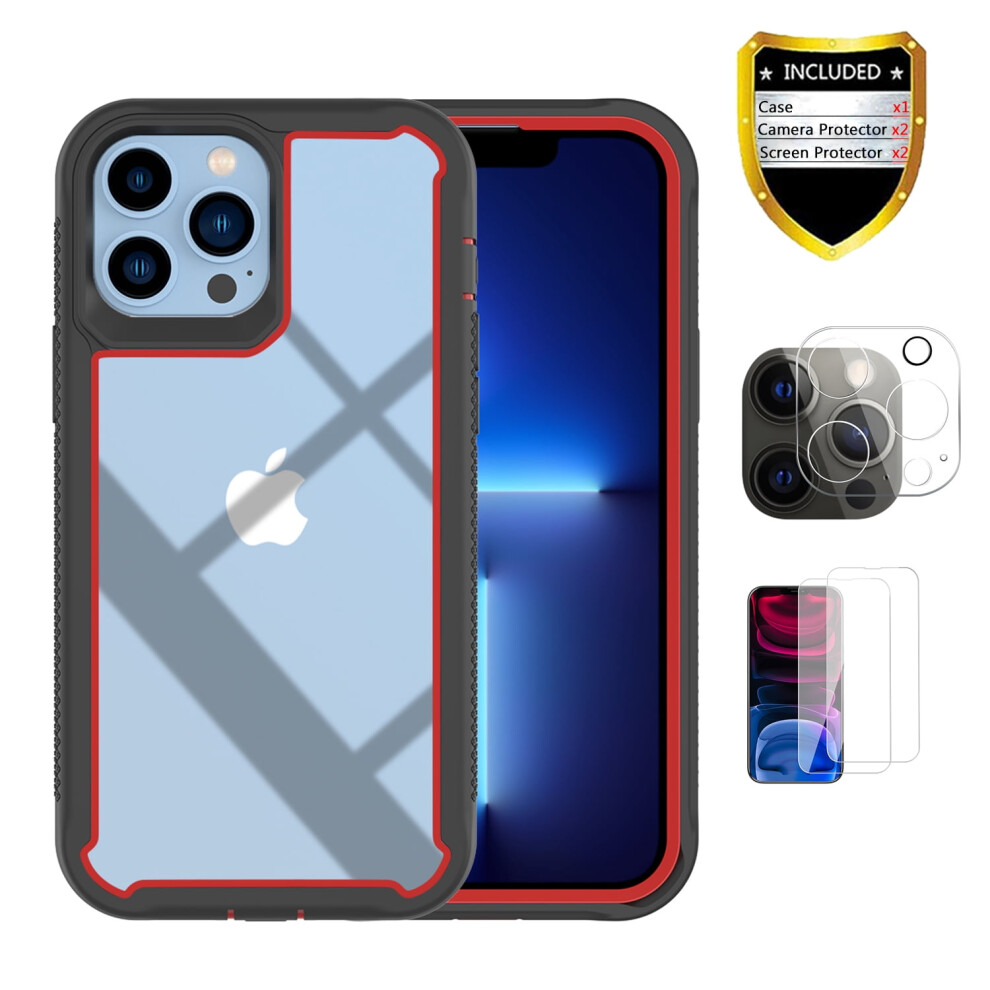 Xihaiying Iphone 13 Pro Clear Pc Case With Screen And Lens 9165521105168