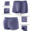 Cuecas Boxer Masculinas Macias, Respiráveis e com Cós Flexível - Pacote com 3 2