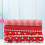 Baumwollstoffquadrate 25x25cm rot 7 Stück 8