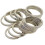 Schlüsselanhänger mit geteilter Kette, Bronze/Kupfer, 2er-Pack 4