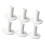 Rubberen golf oefenteehouder (6 stuks) 3