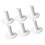 Rubberen golf oefenteehouder (6 stuks) 4