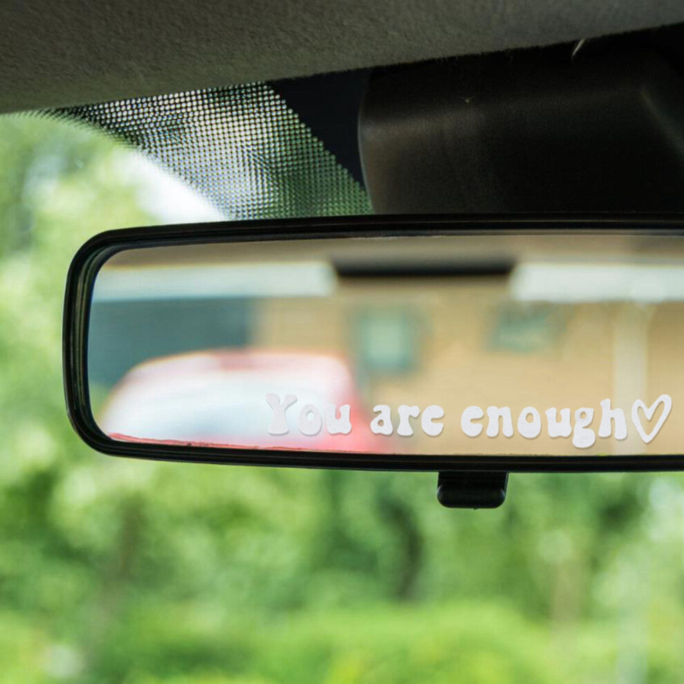 Rearview Mirror Decal Vinyl Sticker 1 Pack 9558830405713