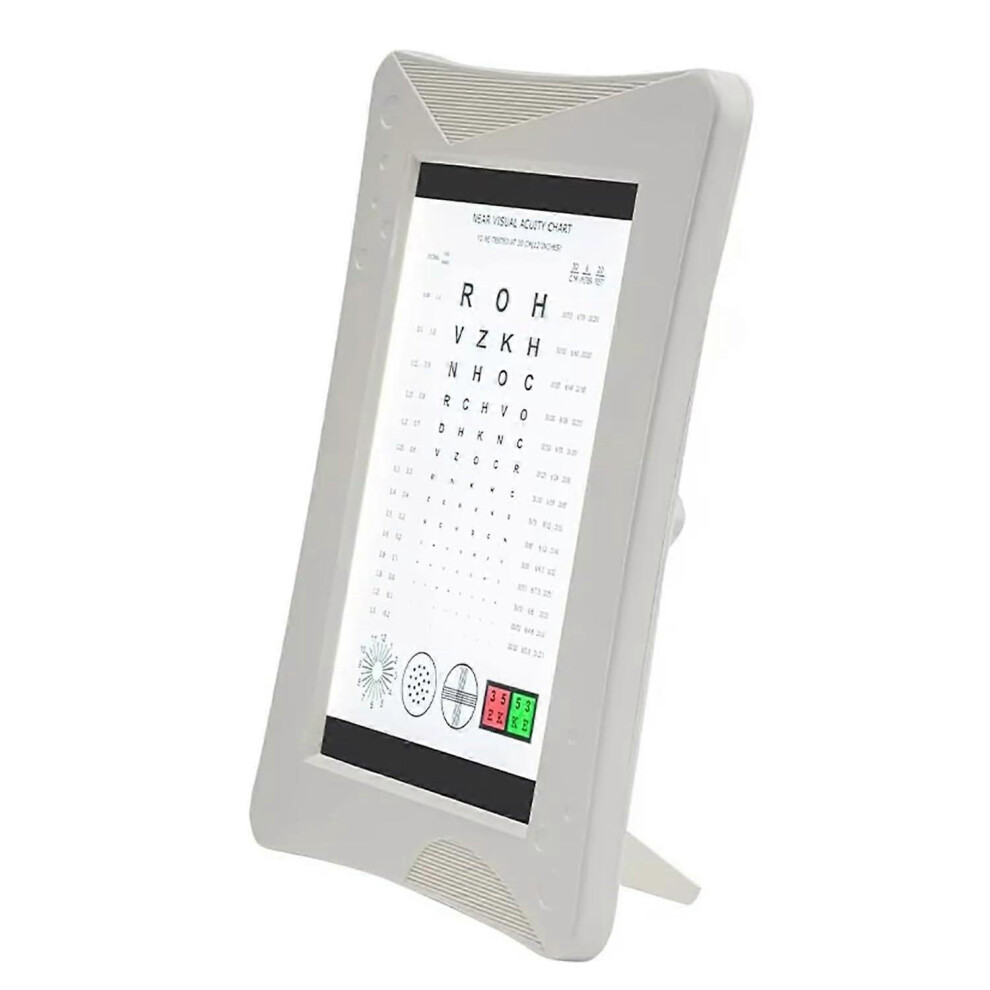 LED Eye Chart Light Box for Accurate Vision Tests, No-Glare Display, Near Vision Chart for Presbyopia and Hyperopia