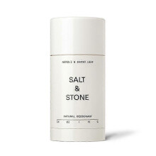 (White) Salt Stone Unisex Black Oud ExtraStrength AluminumFree Deodorant