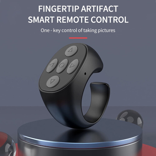 Wireless Bluetooth Page Turner and Scrolling Ring Remote 2
