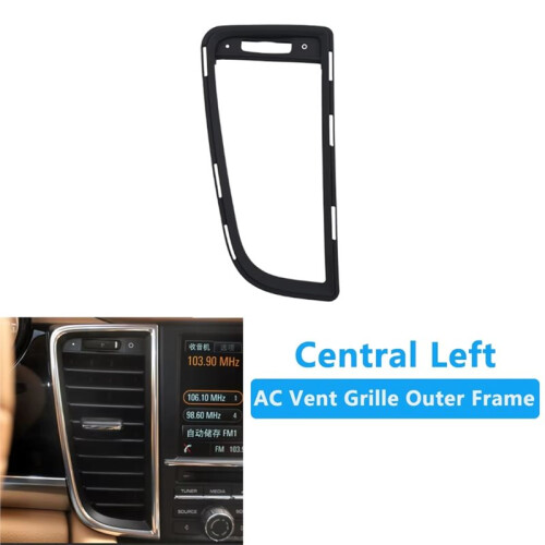Front Console Middle Left Right Air Conditioner AC Vent Grille Panel for   970 2010-2016 Accessories 2