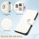 Google Pixel 6A Leder-Wallet-Case mit Magnetverschluss 4