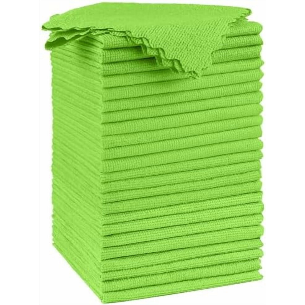 Microfiber Cleaning Cloth Reusable Absorbent 24-Pack 9341593915779