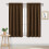 Black Silk Curtains for Bedroom and Kitchen Heat Insulation 1