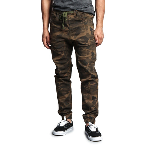 Men's drop crotch stretch jogger pants, 5X